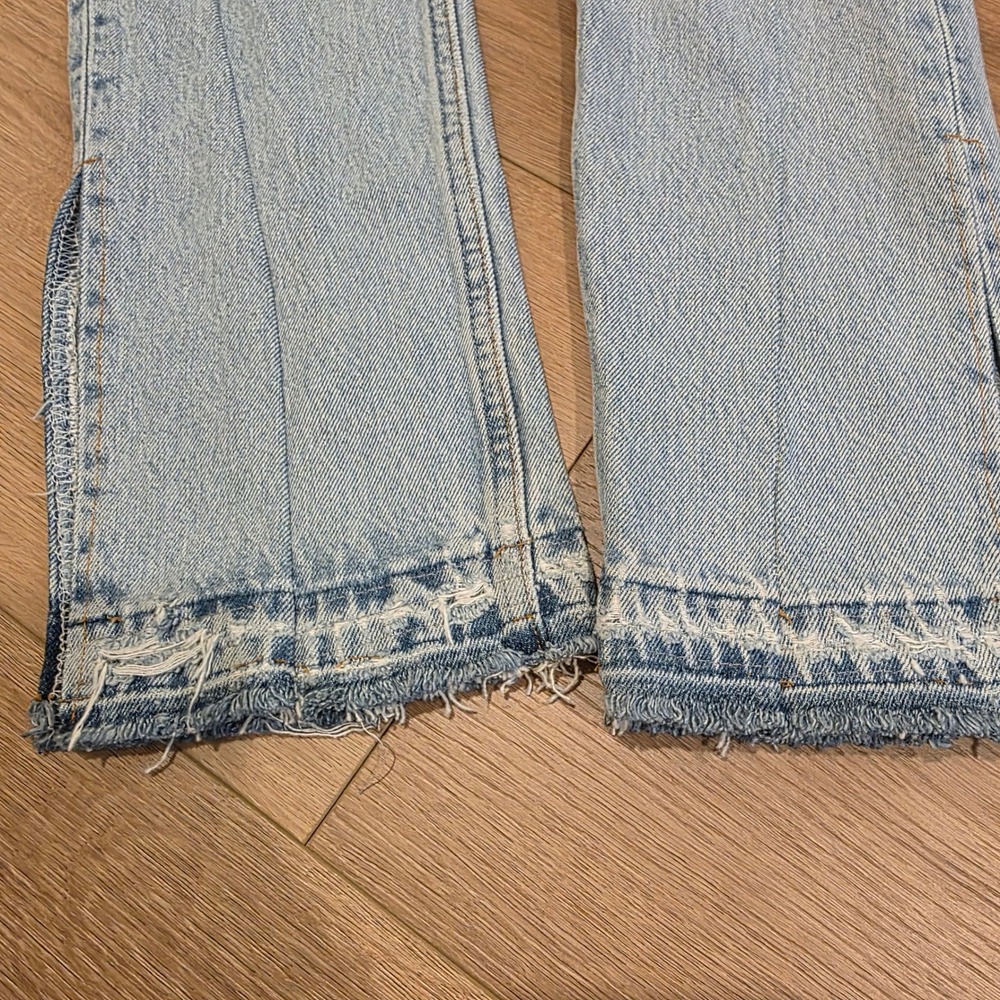 EB Denim Light Blue Straight Leg Jeans - Picture 3 of 15